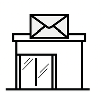 Illustration d’un bureau de poste